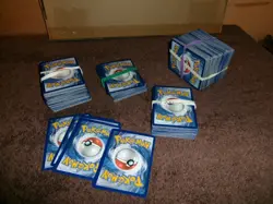 200+ POKEMON Basic, Energy, Trainer Cards + 18 Giant Pokemon Cards - Image 2