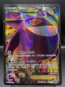 Gengar EX 114/119 XY Phantom Forces 2014 Full Art Holo Rare Pokemon Card TCG - Image 1