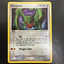 Rayquaza Holo 3/17 POP Series 1 Pokemon Card 2006 – Lightly Played - Image 1