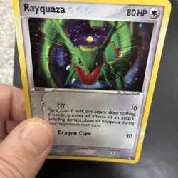 Rayquaza Holo 3/17 POP Series 1 Pokemon Card 2006 – Lightly Played - Image 2