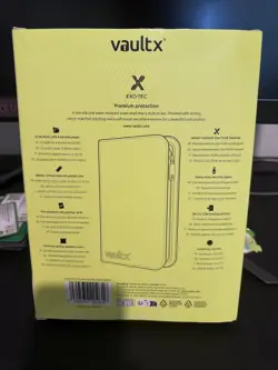 Neon Yellow Vault X Just 4-Pocket Exo-Tec Zip Binder 160 Cards- BRAND NEW IN BOX - Image 2