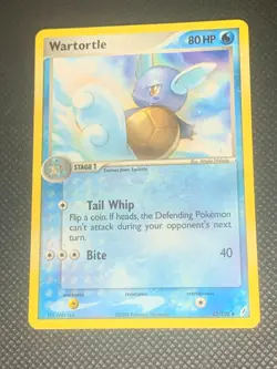 Wartortle 43/100 Uncommon - ex Crystal Guardians Pokemon Card - LP - Image 1