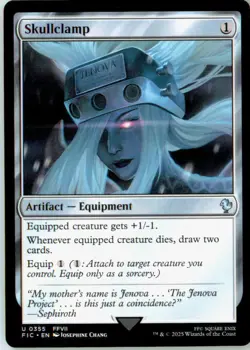 Skullclamp 355 Uncommon Commander: FINAL FANTASY Near Mint - Image 2