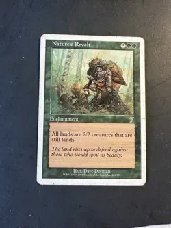Nature's Revolt 7th Edition Rare MP Vintage MTG - Image 1