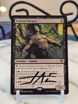 MTG Evolved Sleeper Dominaria United Regular (ARTIST SIGNED) LP - Image 1