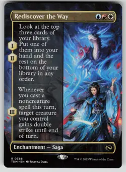 Rediscover the Way (Borderless) Normal R Tarkir: Dragonstorm 388 NM - Image 1