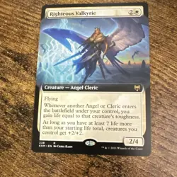 MTG Righteous Valkyrie 338 extended art - Image 1