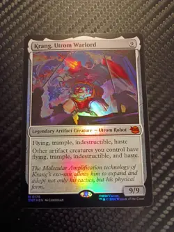 MTG TCG Krang, Utrom Warlord Teenage Mutant Ninja Turtles Foil NM - Image 1