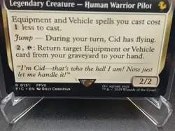 Cid, Freeflier Pilot #0131 (Extended Art) - Commander: Final Fantasy - Regular - Image 3