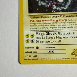 Lt. Surge's Magneton 8/132 Halo Rare 2000 Pokemon Gym Heroes - Image 5