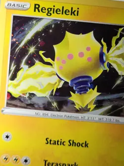 Regidrago V SWSH281 Black Star Promo Regieleki Cosmos Holo 060/203 Pokemon TCG - Image 5