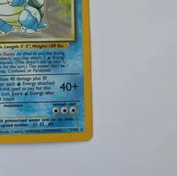 Wizards of the Coast Pokemon TCG Blastoise 2/102 Base Set Holo Rare Eng 1999 - Image 5