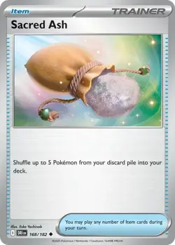 SACRED ASH - POKEMON TCG - DESTINED RIVALS - UNCOMMON - 168/182 - Image 1