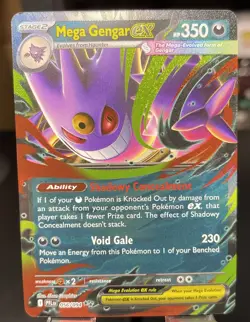 Pokemon Mega Gengar Ex Phantasmal Flames 56/94 MP - Image 1