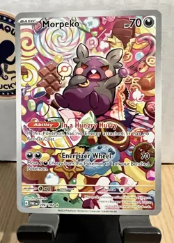 Morpeko 206/182 Illustration Rare Full Art Holo SV04 Paradox Rift - Image 1