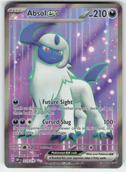 Absol ex 214/197 Ultra Rare Obsidian Flames Pokemon Near Mint - Image 1