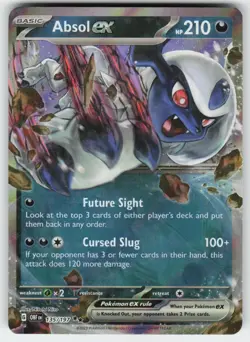 Absol ex 135/197 Double Rare Obsidian Flames Pokemon Moderately Played - Image 1