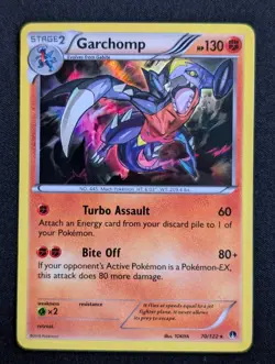 Garchomp 70/122 XY - BREAKpoint Pokemon NM Holo - Image 1