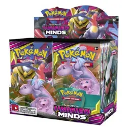 Pokemon TCG Sun Moon Unified Minds Booster Box Factory Sealed Trading Card Game - Image 1