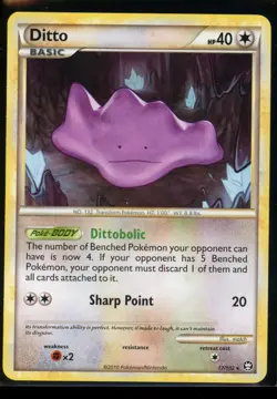 POKEMON DITTO 17/102 RARE HGSS TRIUMPHANT | NM - Image 1