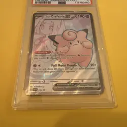 2025 POKEMON SVP EN BLACK STAR PROMO #195 LILLIE'S CLEFAIRY EX PSA 10 - Image 2