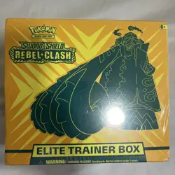 Pokemon TCG Rebel Clash Elite Trainer Box Factory Sealed English - Image 1