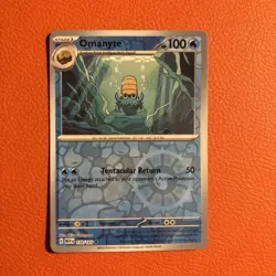 Pokemon TCG Omanyte #138 S&V 151 Reverse Mint - Image 1