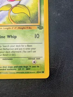 Bellsprout 1st Edition NM/LP 49/64 Jungle Pokemon - Image 4