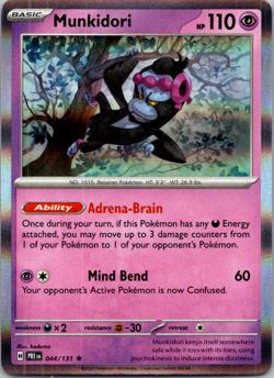 Pokemon Munkidori ✨ Holo Rare SV: Prismatic Evolutions 044/131 NM - Image 1