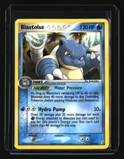 Pokemon BLASTOISE 14/100 (Non Holo Rare) Crystal Guardians - NM/Near Mint - Image 1