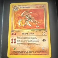 WotC Pokemon TCG Kabutops 24/62 Fossil 1st Ed Regular Rare 60HP 1999 Vintage - Image 1