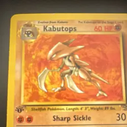 WotC Pokemon TCG Kabutops 24/62 Fossil 1st Ed Regular Rare 60HP 1999 Vintage - Image 2