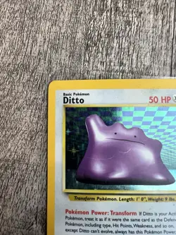Wizards of the Coast Ditto 3/62 Fossil Holo Rare 1999 English 50 HP Basic - Image 3