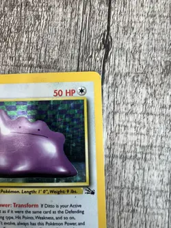 Wizards of the Coast Ditto 3/62 Fossil Holo Rare 1999 English 50 HP Basic - Image 4