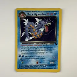 Pokemon Dark Gyarados 8/82 Team Rocket Holo Rare Unlimited 2000 70 HP Stage 1 - Image 1