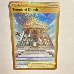 Pokemon TCG Temple of Sinnoh Secret Rare Stadium Swsh10 214/189 Holo EN - Image 1
