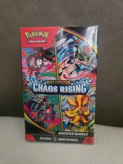 Pokemon TCG - 2026 Mega Evolution Chaos Rising Booster Bundle 6 Packs Sealed - Image 1