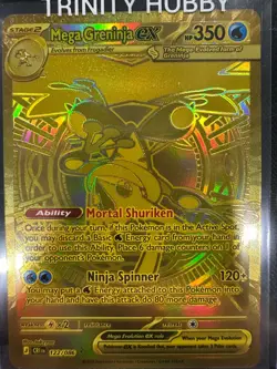 Mega Greninja Ex Hyper Rare 122/086 - Chaos Rising Pokemon TCG - Image 1