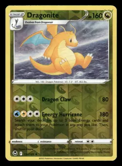 Dragonite 131/195 Holo Rare Silver Tempest Pokemon Reverse Holo NM/M - Image 1