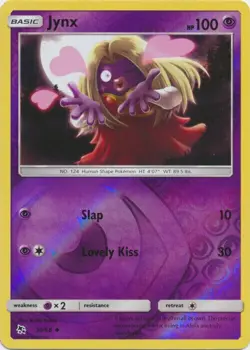 Jynx 30/68 Reverse Holo Hidden Fates Pokemon Card - NM - Image 1