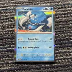 Dondozo 061/198 VERTICAL LINE HOLO EXCLUSIVE Pokemon Scarlet & Violet TCG Nm/m - Image 1