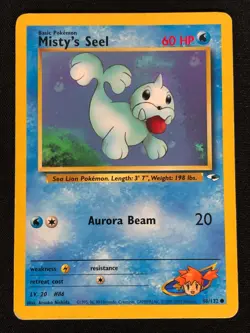 Pokemon Misty's Seel 68/132 Common (MP) - Image 1