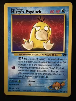 Misty's Psyduck - 2000 Pokemon Gym Challenge - 90/132 Vintage WOTC - Image 1