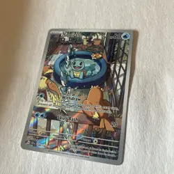 Pokemon Squirtle 148/142 Sv07: Stellar Crown Illustration Rare Holo - Image 2