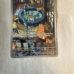 Pokemon Squirtle 148/142 Sv07: Stellar Crown Illustration Rare Holo - Image 5