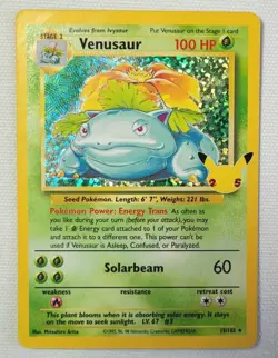 Venusaur 15/102 Celebrations: Classic Collection Holo Pokemon TCG NM/M - Image 1