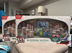 (2) Pokemon Scarlet & Violet 151 Blooming Waters Premium Collection Box - Image 1