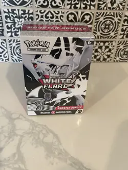 SEALED Pokemon Scarlet & Violet White Flare Booster Bundle Box 6 Packs Reshiram - Image 1