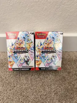 Pokemon TCG Scarlet & Violet Prismatic Evolutions Booster Bundle 2-Pack, Sealed - Image 1