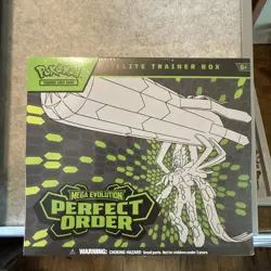 Mega Evolution Pokemon Perfect Order Elite Trainer Box ETB Factory Sealed Tear - Image 1
